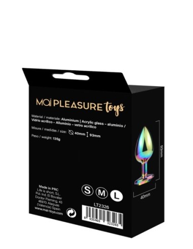 MAI PLUG ANAL DE METAL CON PIEDRA L MAI NO. 74...