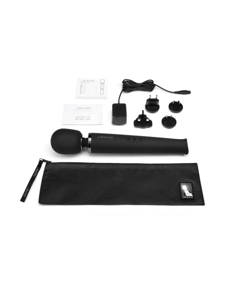 MASAJEADOR RECARGABLE LE WAND NEGRO MATE
