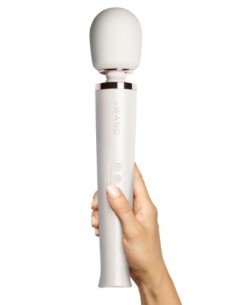 MASAJEADOR RECARGABLE LE WAND BLANCO PERLA