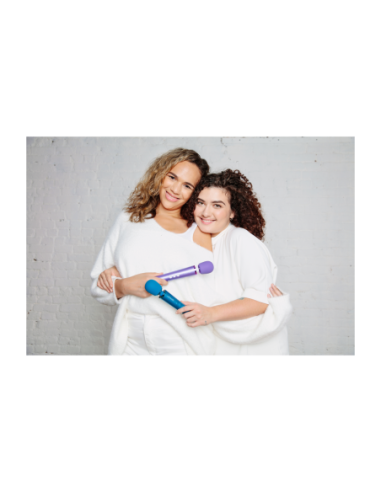 MASAJEADOR VIBRADOR RECARGABLE LE WAND PETITE AZUL