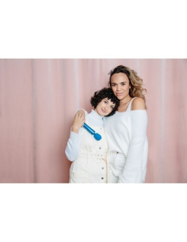 MASAJEADOR VIBRADOR RECARGABLE LE WAND PETITE AZUL