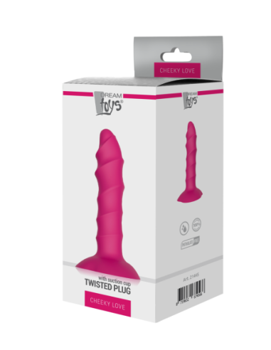 CHEEKY LOVE TWISTED PLUG CON VENTOSA