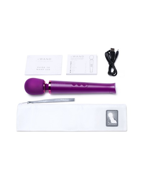 LE WAND PETITE MASAJEADOR VIBRADOR RECARGABLE CEREZA
