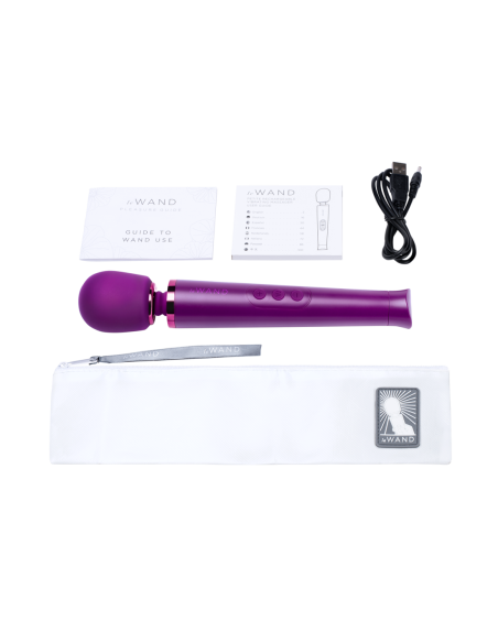 LE WAND PETITE MASAJEADOR VIBRADOR RECARGABLE CEREZA