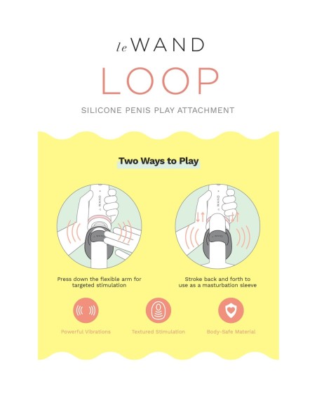 ACCESORIO DE SILICONA LE WAND PENIS PLAY