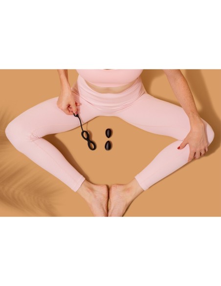 LE WAND CRISTAL YONI HUEVOS OBSIDIANA NEGRA