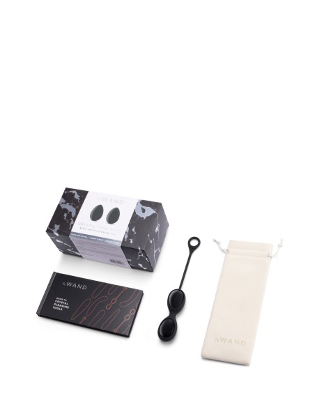 LE WAND CRISTAL YONI HUEVOS OBSIDIANA NEGRA