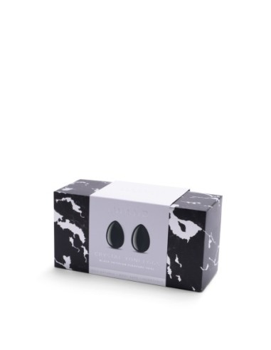 LE WAND CRISTAL YONI HUEVOS OBSIDIANA NEGRA