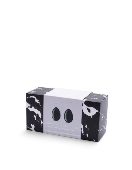 LE WAND CRISTAL YONI HUEVOS OBSIDIANA NEGRA