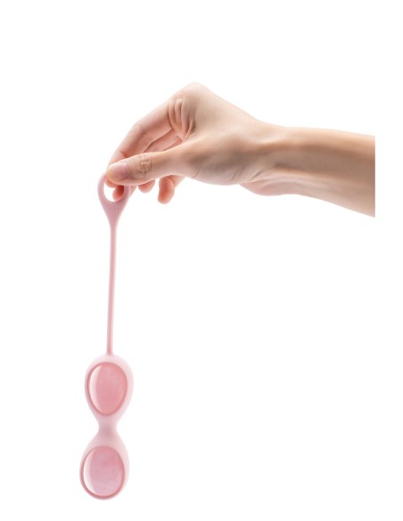 LE WAND CRYSTAL YONI HUEVOS CUARZO ROSA