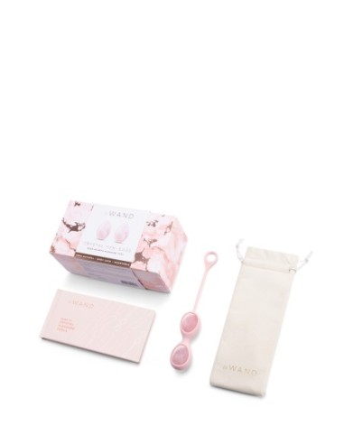 LE WAND CRISTAL YONI HUEVOS CUARZO ROSA