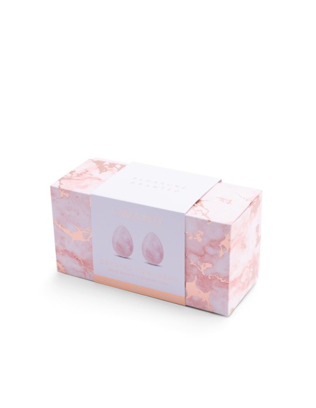 LE WAND CRISTAL YONI HUEVOS CUARZO ROSA