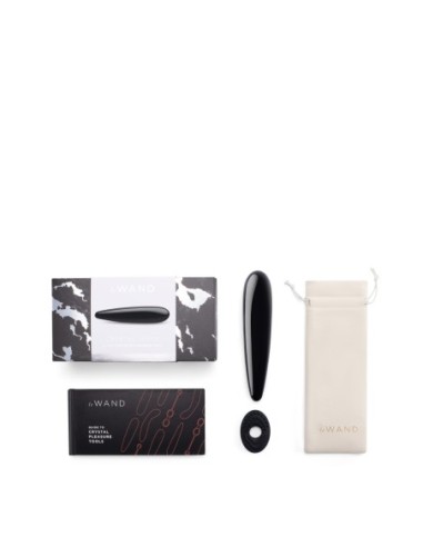 LE WAND VARITA CRISTAL OBSIDIANA NEGRA