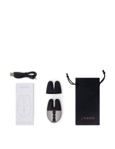 LE WAND DOBLE VIBRADOR NEGRO