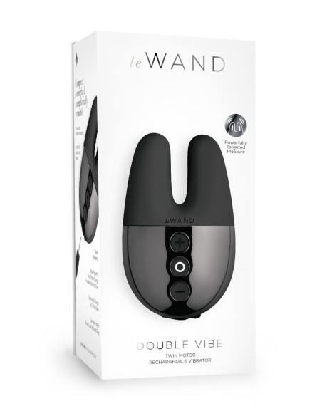 LE WAND DOBLE VIBRADOR NEGRO