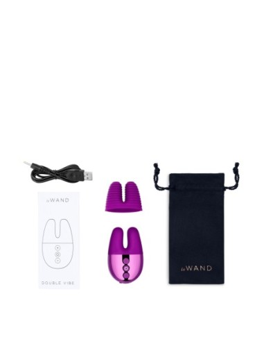 LE WAND DOBLE VIBRADOR CEREZA