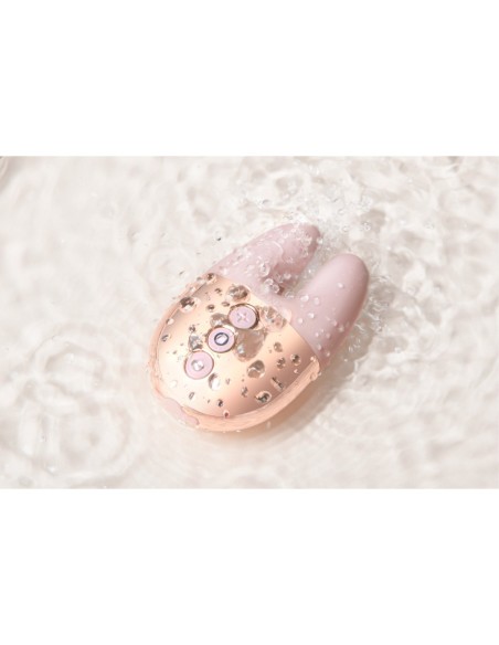 LE WAND DOBLE VIBRADOR ORO ROSA