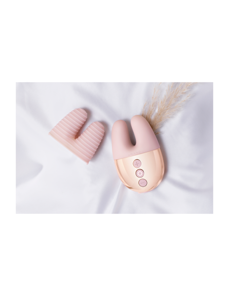 LE WAND DOBLE VIBRADOR ORO ROSA
