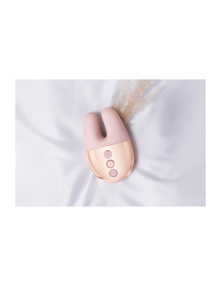 LE WAND DOBLE VIBRADOR ORO ROSA