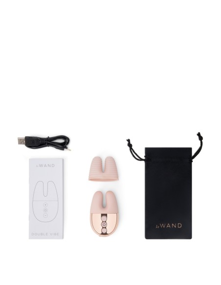 LE WAND DOBLE VIBRADOR ORO ROSA