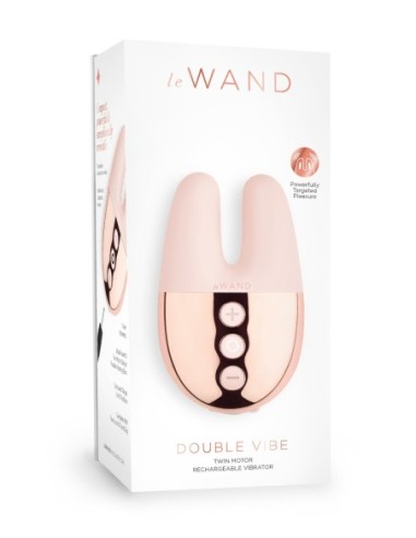LE WAND DOBLE VIBRADOR ORO ROSA