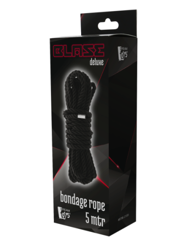 CUERDA BONDAGE BLAZE DELUXE 5M NEGRO