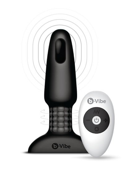 B-VIBE ENCHUFE RIMMING 2 NEGRO