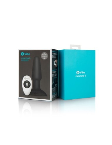 B-VIBE ENCHUFE RIMMING 2 NEGRO
