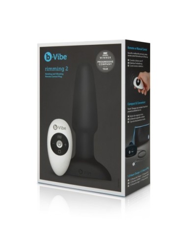 B-VIBE ENCHUFE RIMMING 2 NEGRO