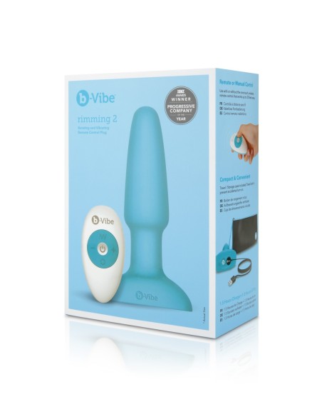 B-VIBE RIMMING PLUG 2 VERDE AZUL