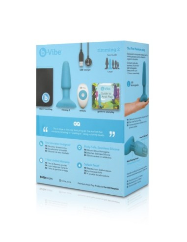 B-VIBE RIMMING PLUG 2 VERDE AZUL