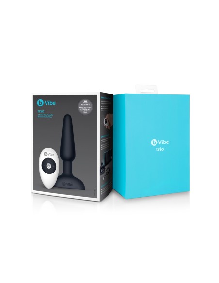 ENCHUFE B-VIBE TRIO NEGRO