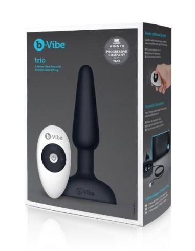 ENCHUFE B-VIBE TRIO NEGRO