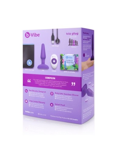 B-VIBE TRIO PLUG MORADO