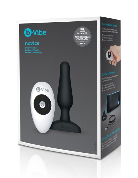 ENCHUFE NOVICE B-VIBE NEGRO
