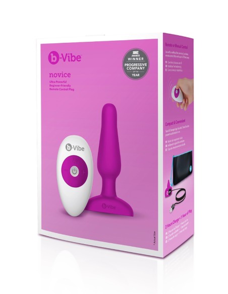 B-VIBE PLUG NOVICE FUCSIA