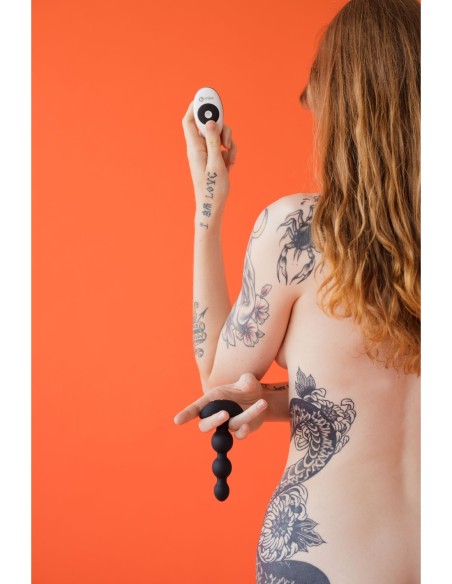 BOLAS ANALES B-VIBE TRIPLET NEGRO