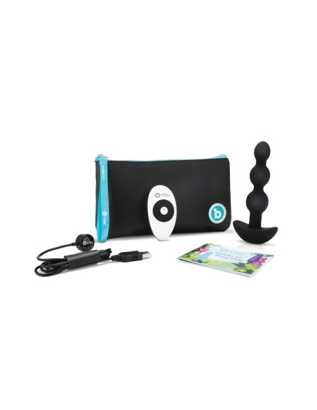 BOLAS ANALES B-VIBE TRIPLET NEGRO