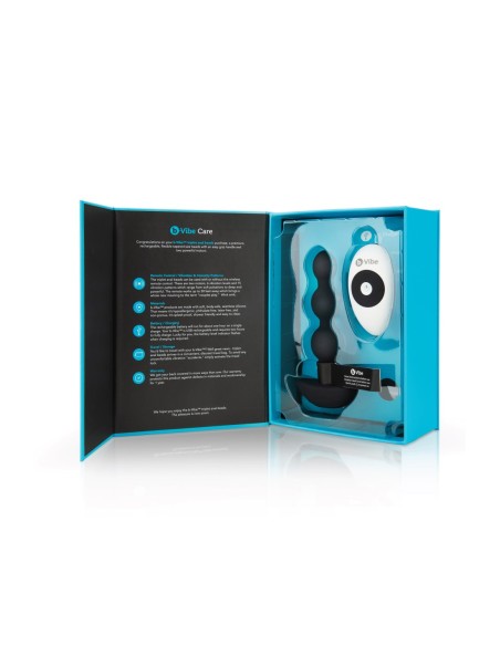 BOLAS ANALES B-VIBE TRIPLET NEGRO
