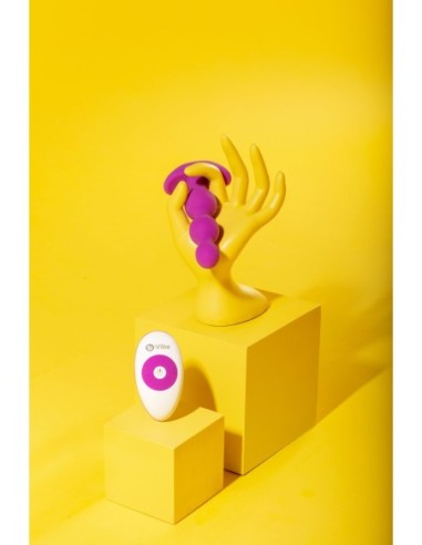 BOLAS ANALES B-VIBE TRIPLET FUCSIA