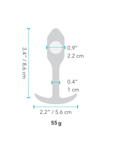 B-VIBE ENCHUFE SNUG 1 NEGRO