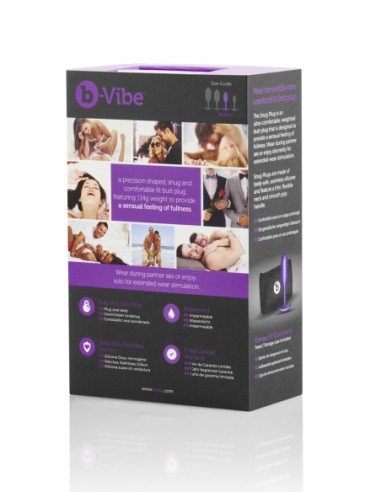 B-VIBE SNUG PLUG 2 MORADO