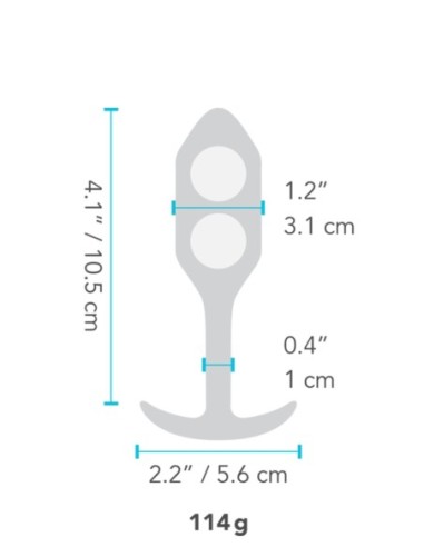 B-VIBE SNUG PLUG 2 MORADO
