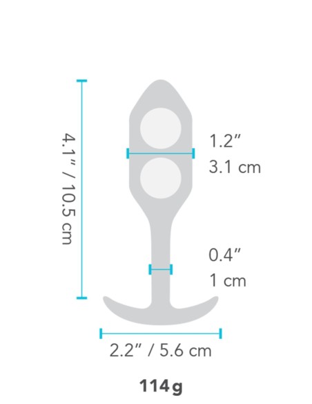 B-VIBE TAPÓN AJUSTADO 2 MORADO