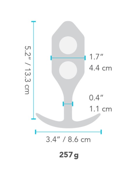 B-VIBE SNUG PLUG 4 NEGRO