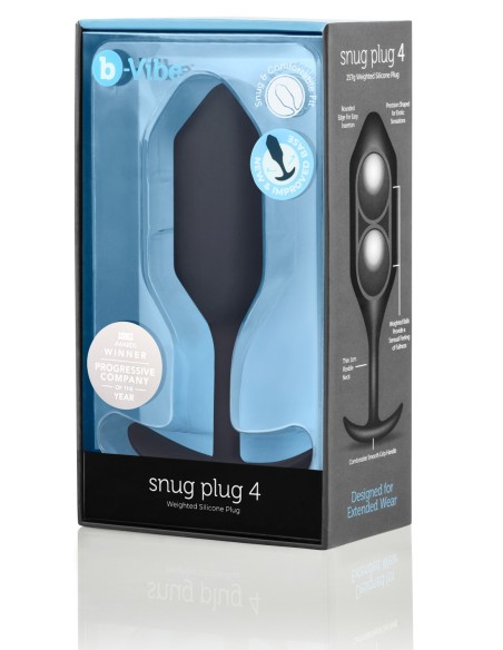 B-VIBE SNUG PLUG 4 NEGRO