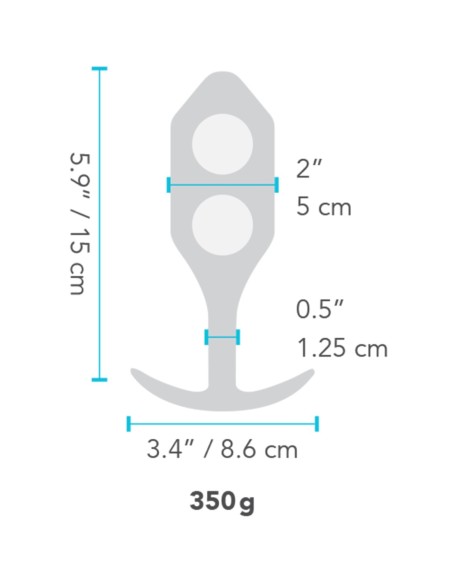 B-VIBE TAPÓN AJUSTADO 5 NEGRO