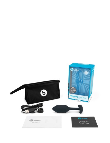 B-VIBE PLUG VIBRADOR 2 NEGRO