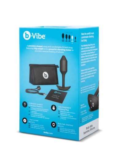 B-VIBE PLUG VIBRADOR 2 NEGRO