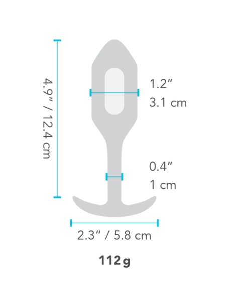 B-VIBE PLUG VIBRADOR 2 NEGRO